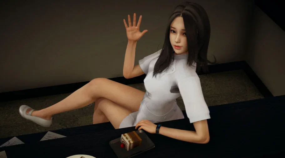 特工17Dana角色3D模型视觉小说对话官方CG截图